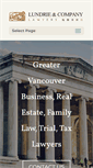 Mobile Screenshot of lundrielaw.com